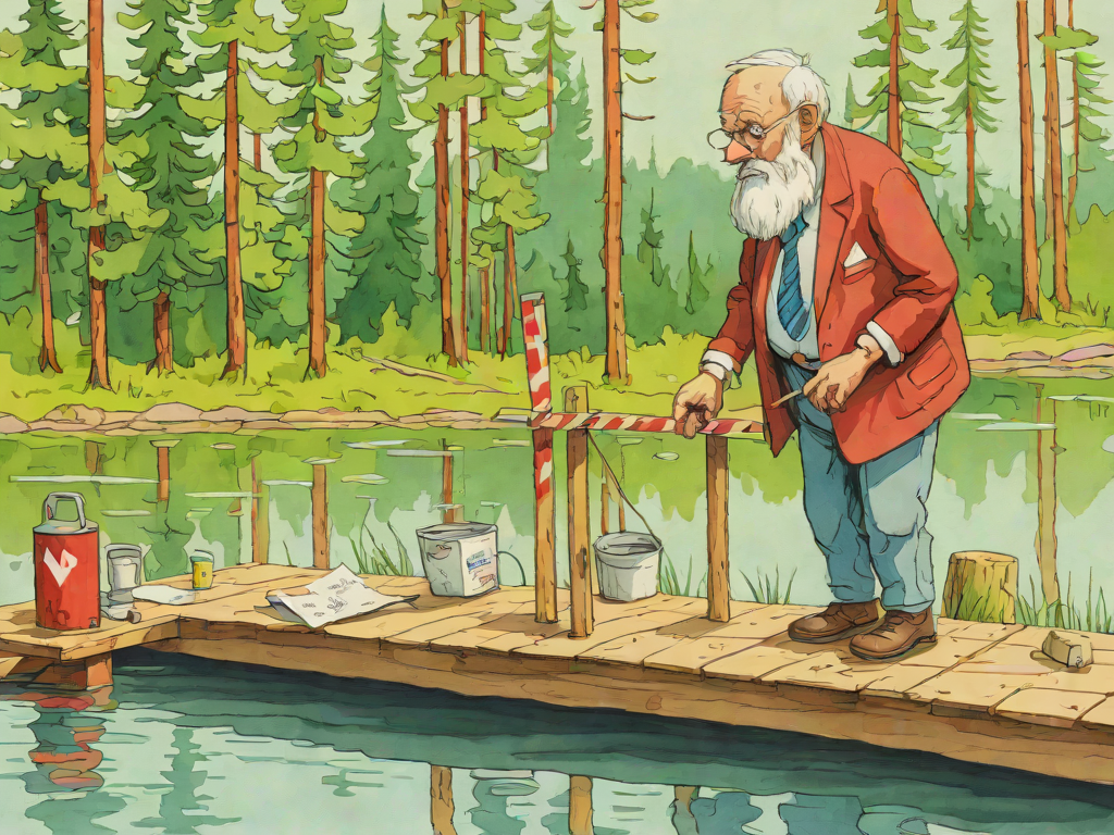 Bryggan vi fick riva